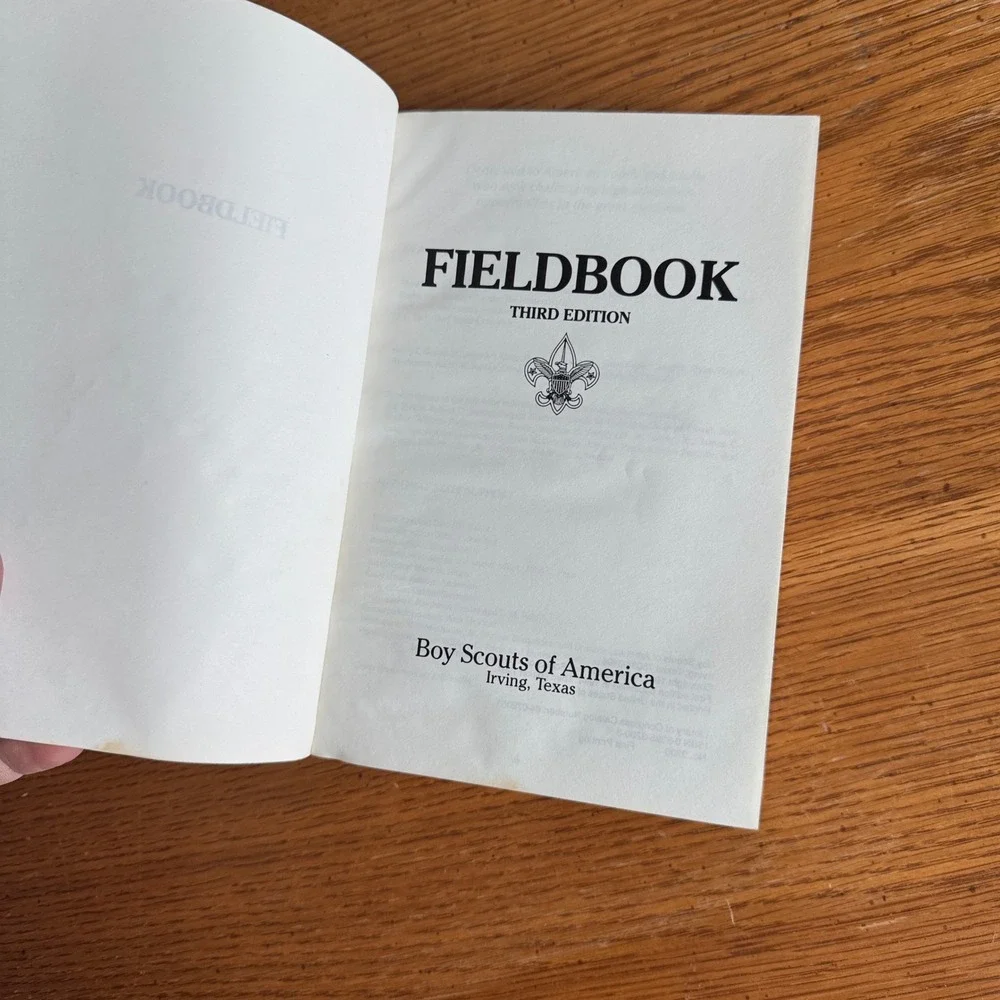 Boy Scouts of America Fieldbook 3rd Ed 1984‎ Outdoor Skills Camping Survival